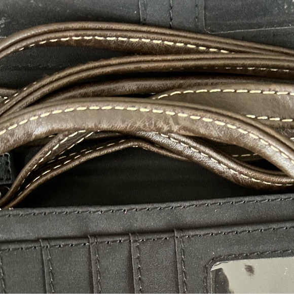 1️⃣LEFT New Hand Tooled Western Turquoise Silver Stud Wristlet Wallet Clutch Bag - Picture 8 of 8